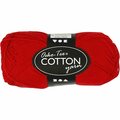 Cotton Yarn puuvillalanka 8/4 431240 tummanpunainen