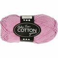 Cotton Yarn puuvillalanka 8/4 431220 vaaleanpunainen
